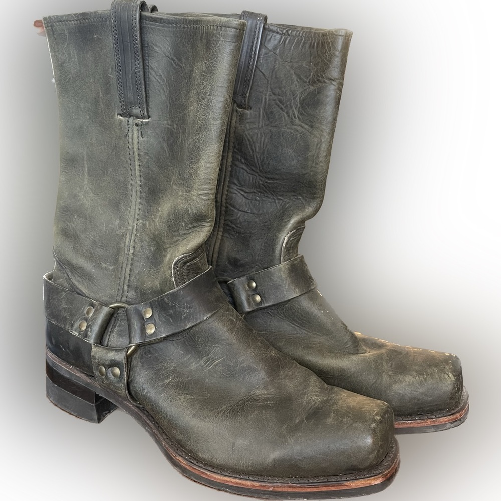 Black leather Men’s Frye Motorcycle Boots size 13 M